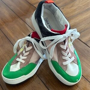 Steve Madden Green and Black Sneakers